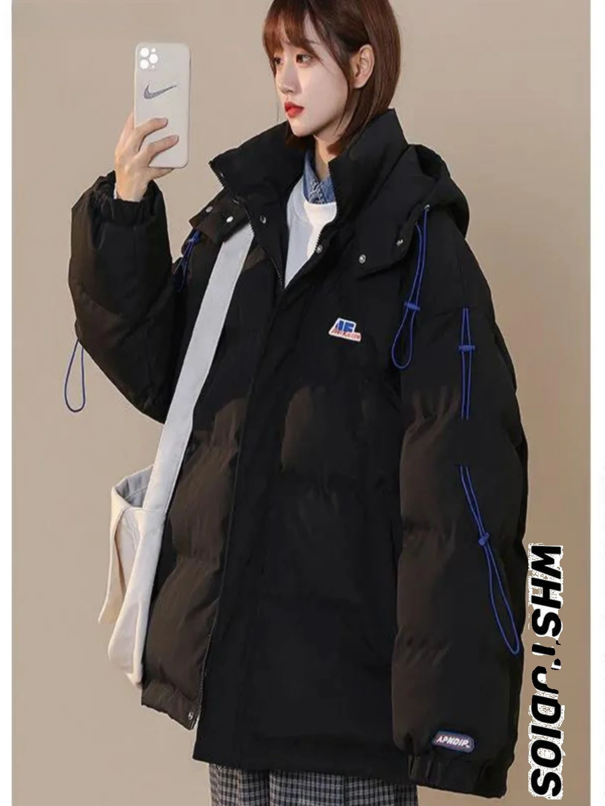 Vintage Hong Kong Sle Oversize American Boyfriend Coat with Hat Cotton Bread Clothes ort Thiened Korean Version Commute
Vintage Hong Kong Sle Oversize American Boyfriend Coat with Hat Cotton Bread Clothes ort Thiened Korean Version Commute