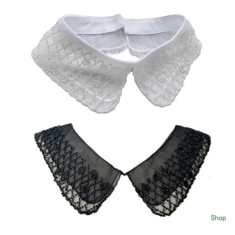 Dropship Fashionable Embroidered Beading Organza False Collar for Trendy Women's Wear
Dropship Fashionable Embroidered Beading Organza False Collar for Trendy Women's Wear