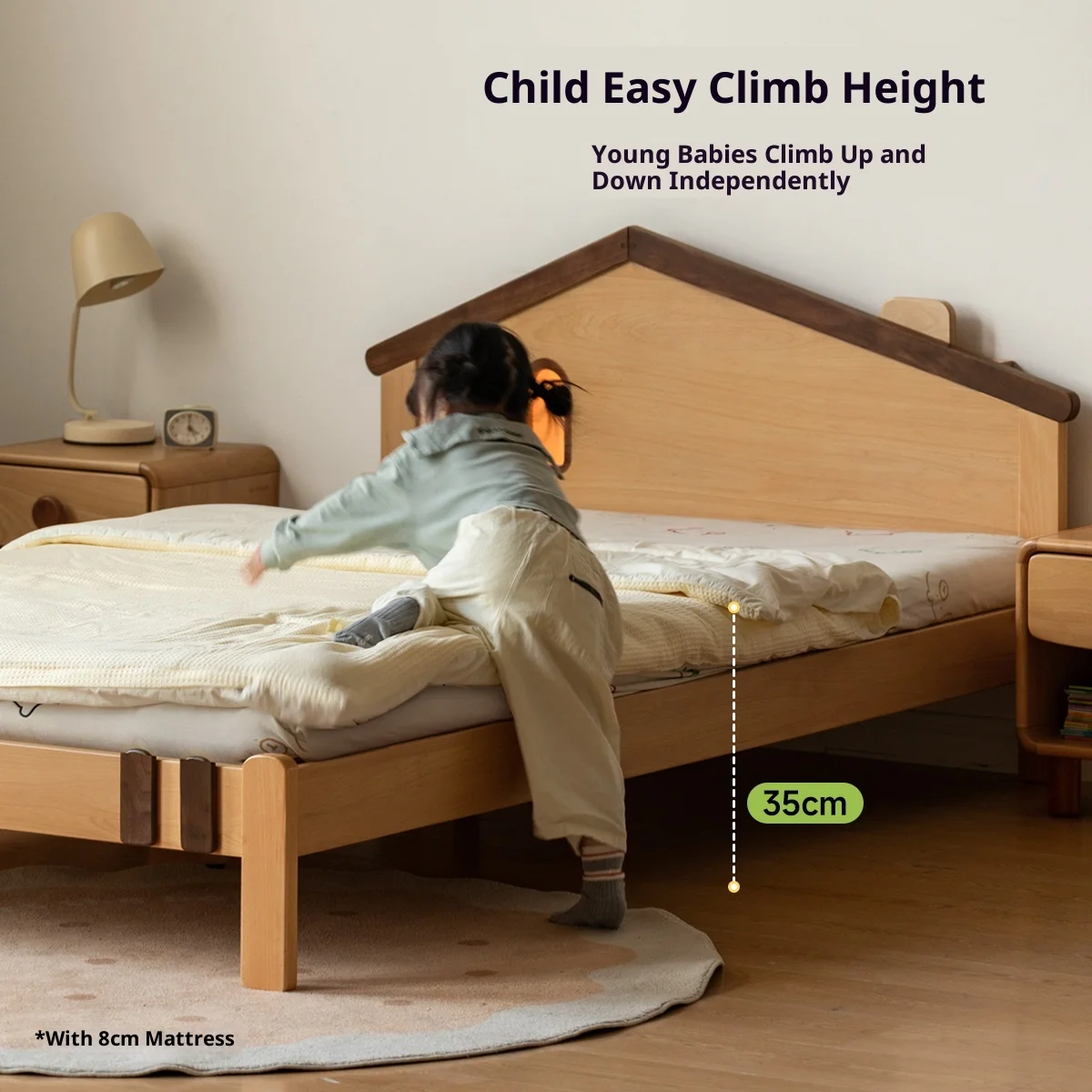 *Wooden Children's Bed Modern
*Wooden Children's Bed Modern