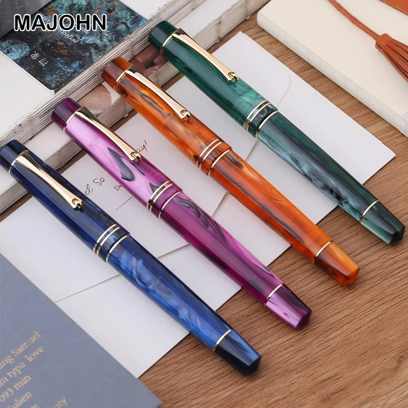 MAJOHN M800 Fountain Pen German BOCK Dual Color Gold Plated Tip for Writing Practice Calligraphy Stationery School Supplies
MAJOHN M800 Fountain Pen German BOCK Dual Color Gold Plated Tip for Writing Practice Calligraphy Stationery School Supplies