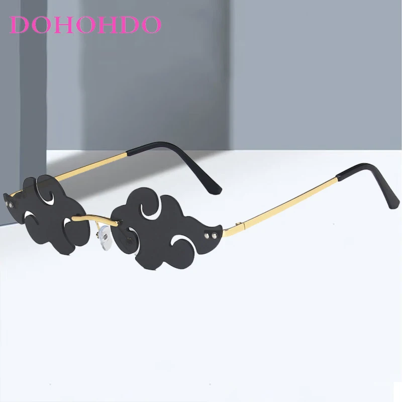 Trendy Punk Colorful Cloud Rimless Women Sunglasses Fashion Y2K Brand Design Men Sunglass Street Photography Party Eyewear UV400
Trendy Punk Colorful Cloud Rimless Women Sunglasses Fashion Y2K Brand Design Men Sunglass Street Photography Party Eyewear UV400
