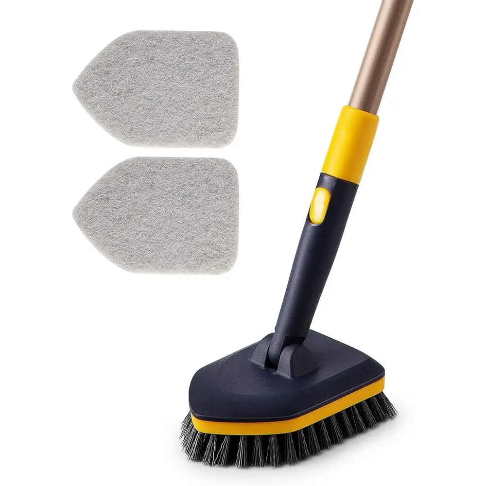 Adjustable 2-in-1 Tile Scrubber Brush with 58.2 Pole and Non-Scratch Bristles for Cleaning Bathroom, Kitchen, Toilet, and Wall T
Adjustable 2-in-1 Tile Scrubber Brush with 58.2 Pole and Non-Scratch Bristles for Cleaning Bathroom, Kitchen, Toilet, and Wall T