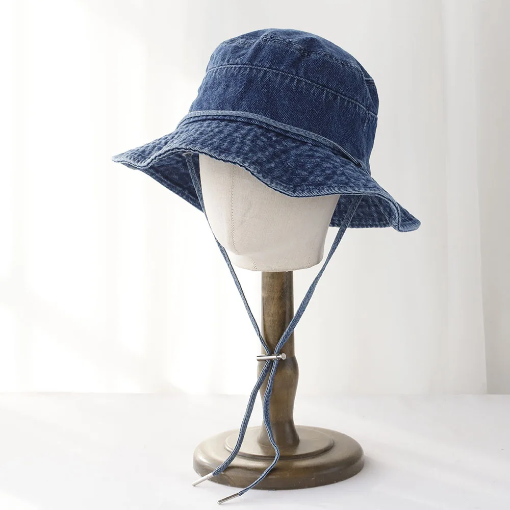 Bucket Hat Denim Women Summer Sun Protection Big Brim Strap Cowboy Cap Beach Accessory For Fishing Hike Climb Travel Outdoor
Bucket Hat Denim Women Summer Sun Protection Big Brim Strap Cowboy Cap Beach Accessory For Fishing Hike Climb Travel Outdoor