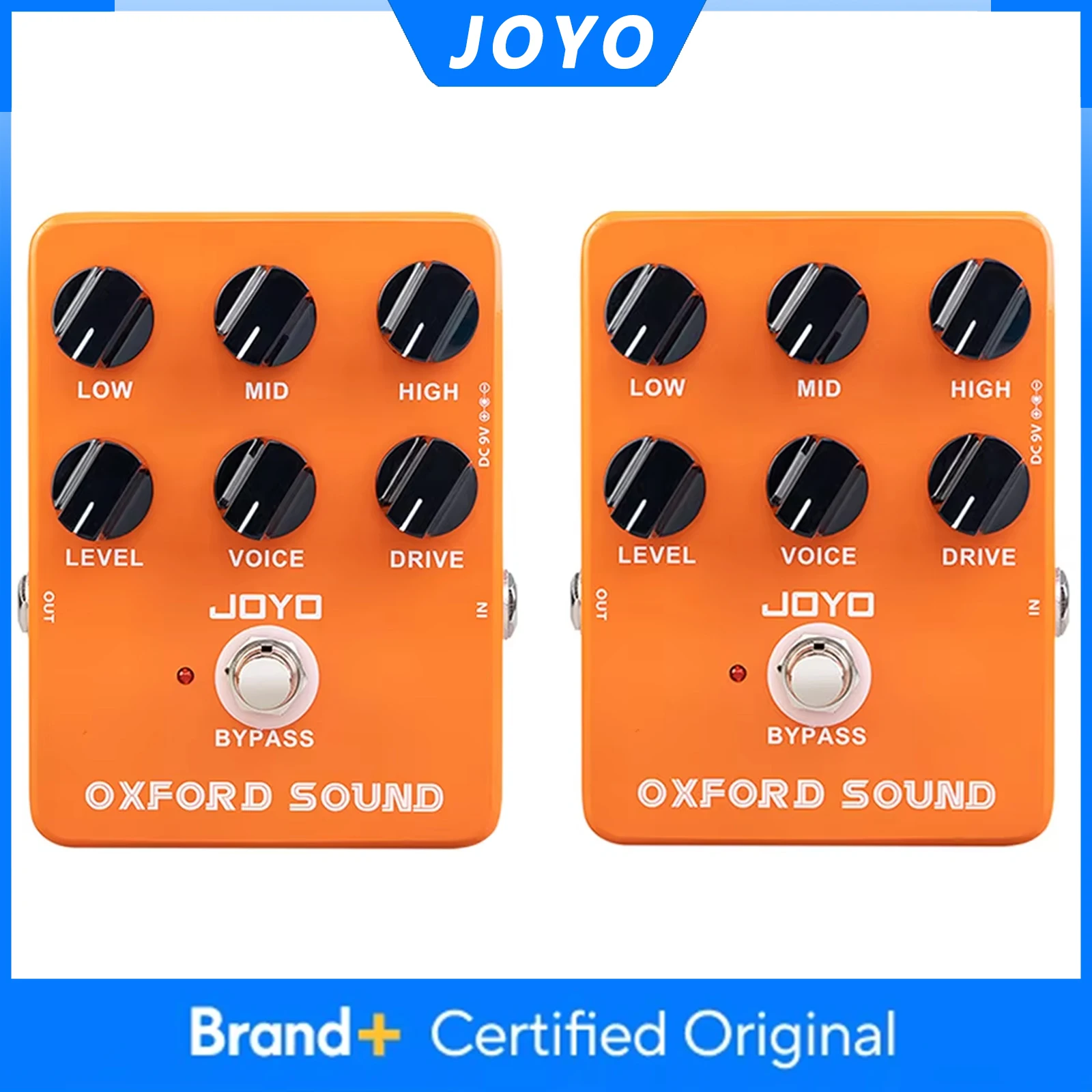 2Pcs JOYO JF-22 Oxford Sound Distortion Guitar Effect Pedal High Gain Overdrive 70's Classic British Rock Amp Simulation Pedal
2Pcs JOYO JF-22 Oxford Sound Distortion Guitar Effect Pedal High Gain Overdrive 70's Classic British Rock Amp Simulation Pedal