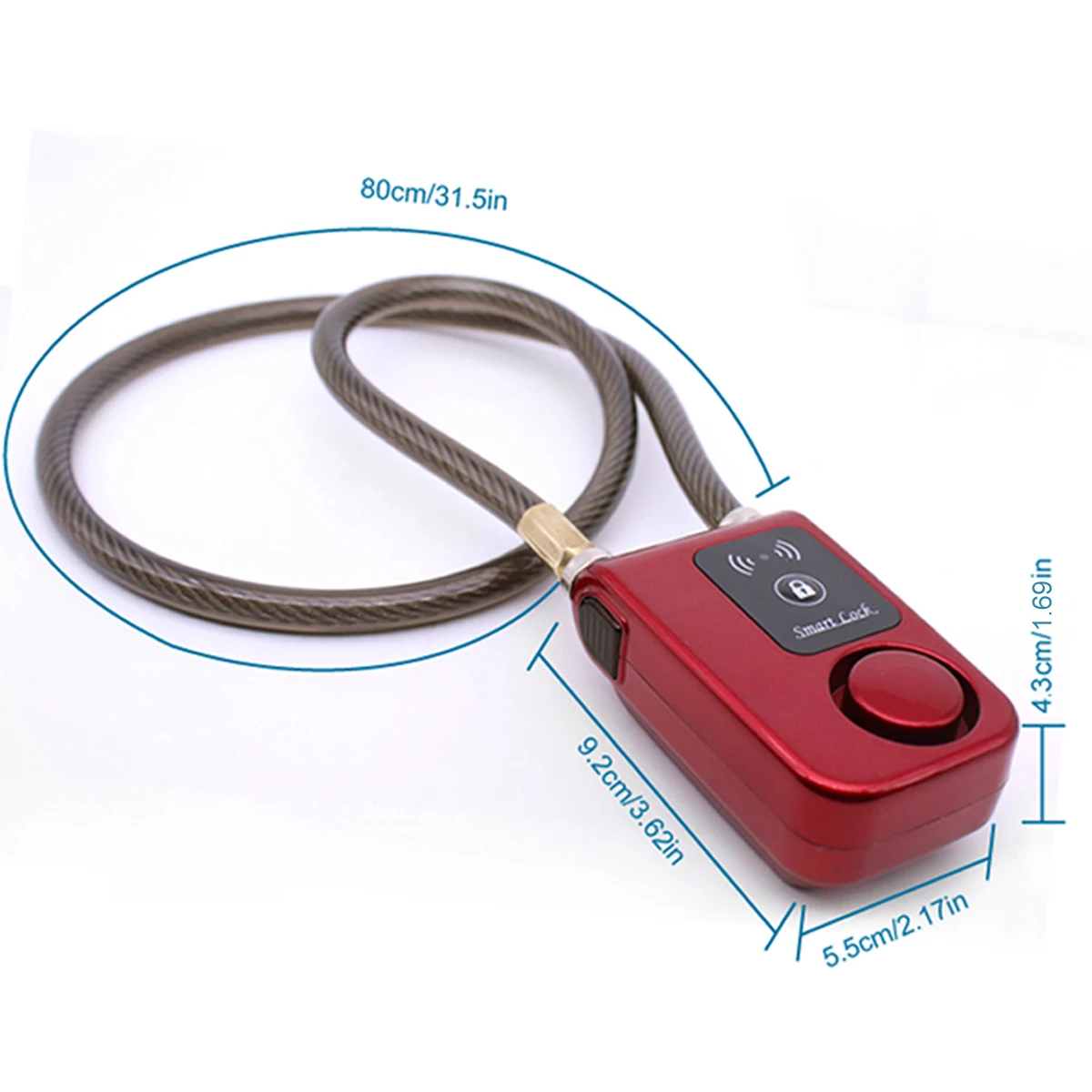 Bluetooth Smart Bike Lock Waterproof Anti Theft Password Lock Stainless Steel Chain Security Alarm for Bicycle Cycling
Bluetooth Smart Bike Lock Waterproof Anti Theft Password Lock Stainless Steel Chain Security Alarm for Bicycle Cycling