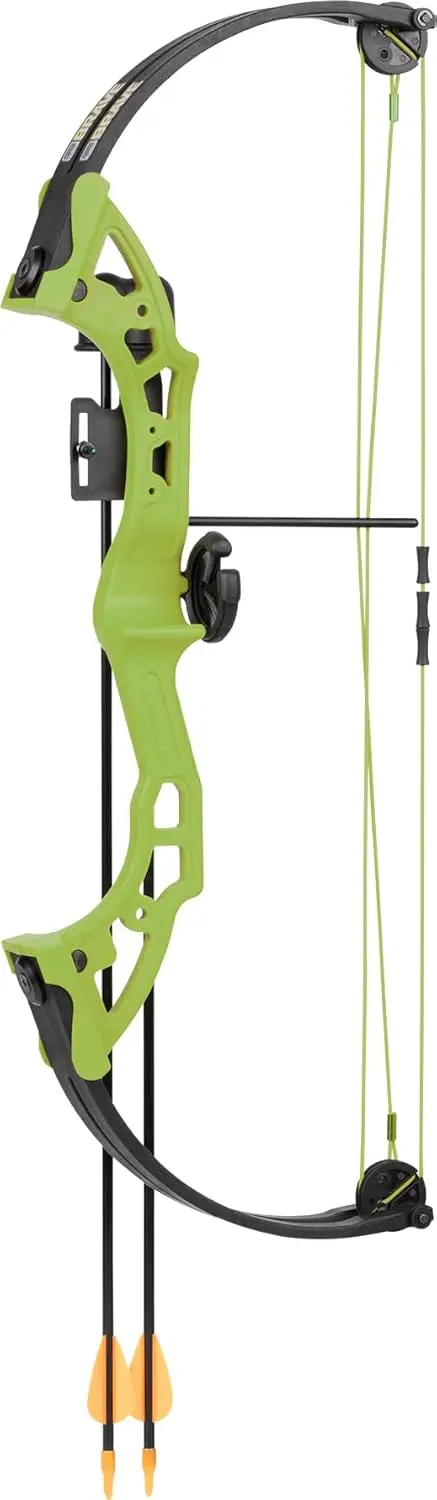 Youth Bow Set with Whisker Biscuit, Arrows, and Quiver for Ages 8-12, Right Hand, Green
Youth Bow Set with Whisker Biscuit, Arrows, and Quiver for Ages 8-12, Right Hand, Green