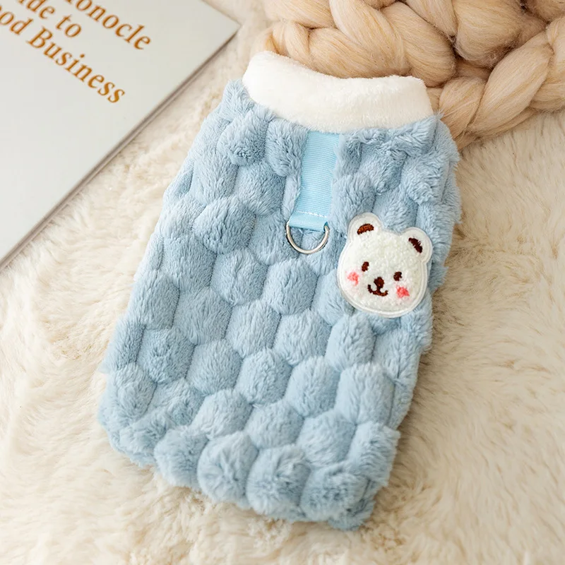Teddy Winter Coat Dog Thickened Warm Jacket Fashion Pet Clothing Puppy Cute Clothing Bomei Two Legged Tank Top
Teddy Winter Coat Dog Thickened Warm Jacket Fashion Pet Clothing Puppy Cute Clothing Bomei Two Legged Tank Top