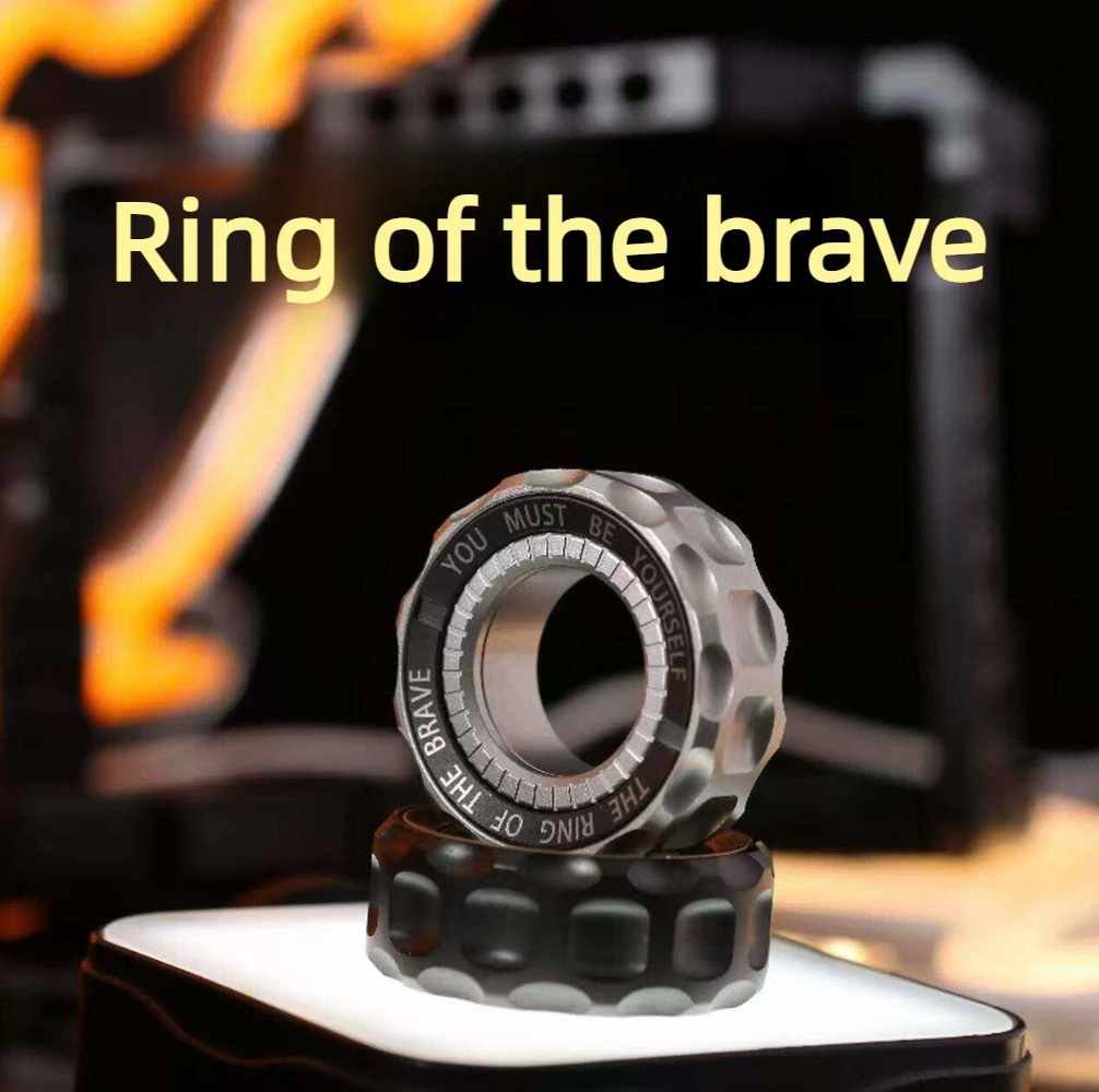 SJYEDC Brave Ring Stainless Steel Mechanical Ring with Magnetic Metal Finger Ring - Decompression Toy
SJYEDC Brave Ring Stainless Steel Mechanical Ring with Magnetic Metal Finger Ring - Decompression Toy
