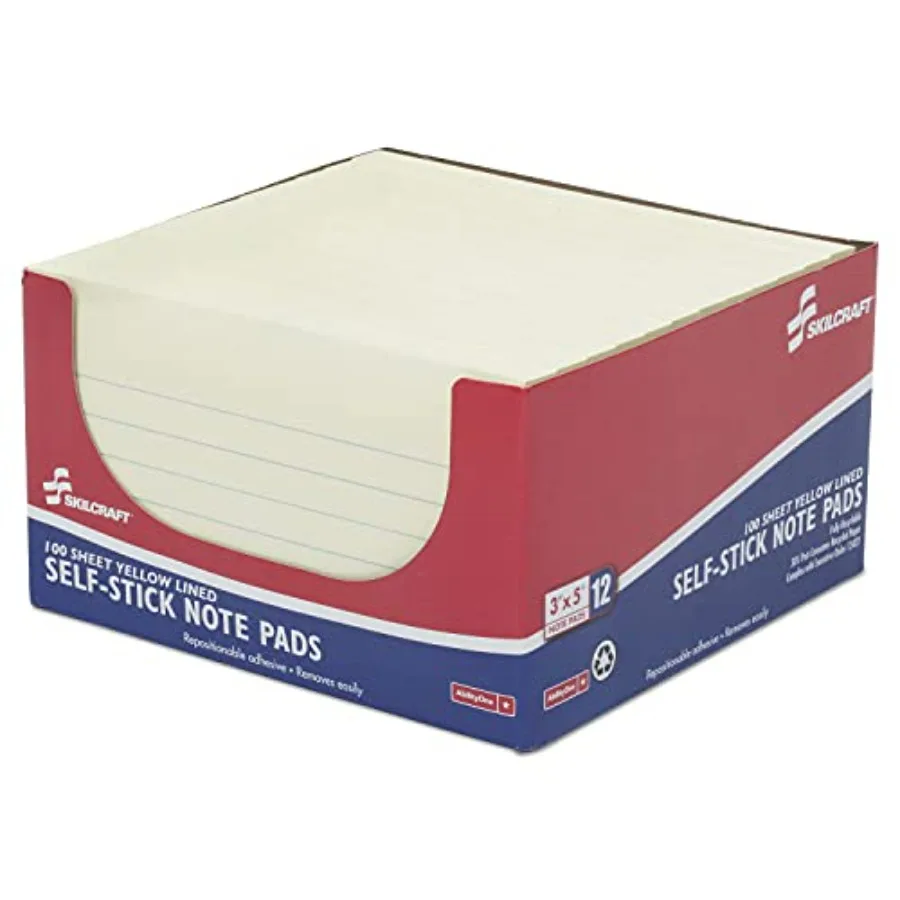 ® - NSN3464849 - Self-Stick Note Pad - Yellow - Lined - 3" x 5"
® - NSN3464849 - Self-Stick Note Pad - Yellow - Lined - 3" x 5"