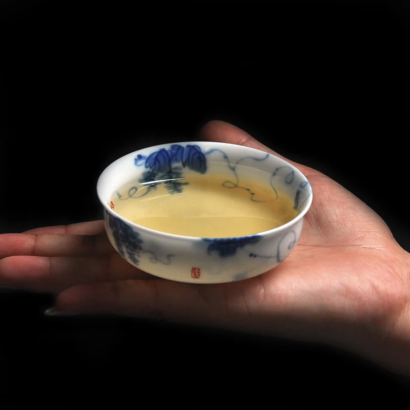 Чайная чашка Cloud Nest Jingdezhen с тонкими стенками, ручной росписью, для пуэра, индивидуальная чашка для владельца, для набора для чаепития Гунфу, дегустационная чашка
Чайная чашка Cloud Nest Jingdezhen с тонкими стенками, ручной росписью, для пуэра, индивидуальная чашка для владельца, для набора для чаепития Гунфу, дегустационная чашка