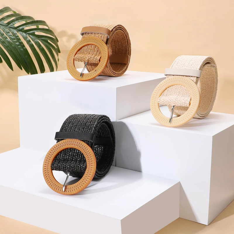 Fashion Women PP Straw Belt Bohemian Wide Elastic Waist Belt Braided Waistbelt Summer Casual Cloth Waistbelt Apparel Accessories
Fashion Women PP Straw Belt Bohemian Wide Elastic Waist Belt Braided Waistbelt Summer Casual Cloth Waistbelt Apparel Accessories