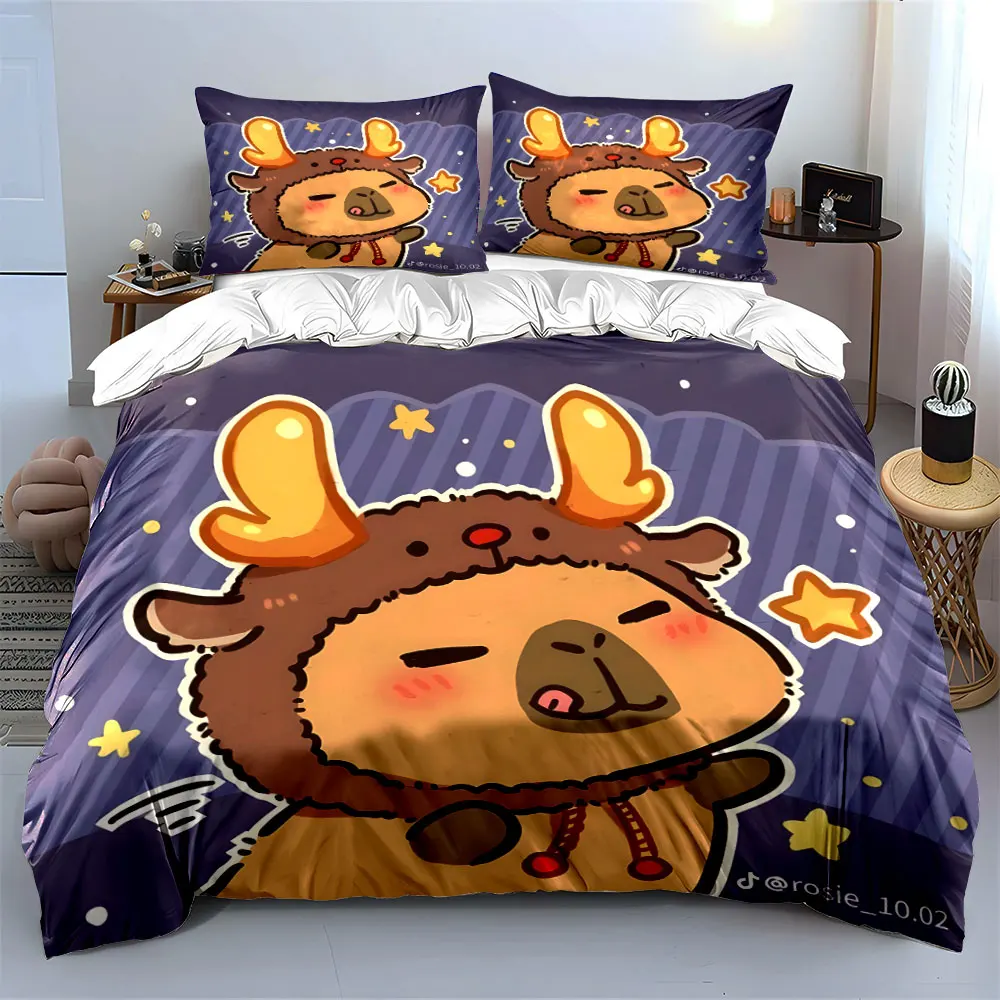 Cozy Reindeer-Themed Cartoon Set kid's and adults' bedroom decor, Exquisite three-piece bedding set gift
Cozy Reindeer-Themed Cartoon Set kid's and adults' bedroom decor, Exquisite three-piece bedding set gift