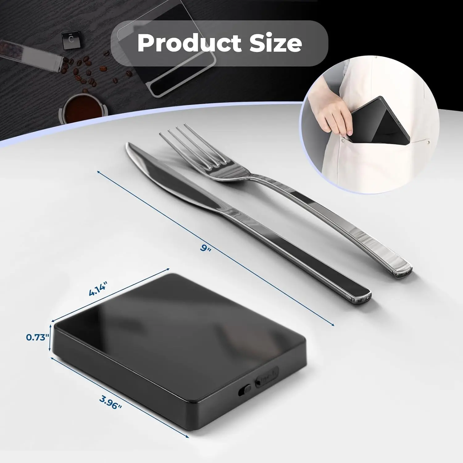 IKAPE Glass Espresso Coffee Scale with Timer,2kg/0.1g Precision Digital Scale,Silicone Mat,Professional 4 in 1 Modes ,Auto-Tare
IKAPE Glass Espresso Coffee Scale with Timer,2kg/0.1g Precision Digital Scale,Silicone Mat,Professional 4 in 1 Modes ,Auto-Tare