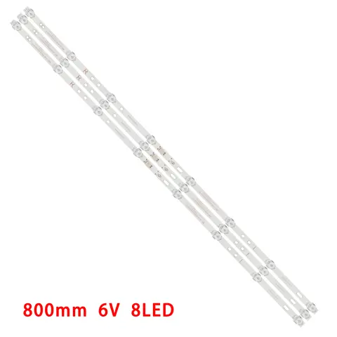 LED strip For HL-00430A30-0402S-01 A3 3X8 3080543Z10DTZ001 TV-led43fhd100t2 LED-4328T2 43PU11TC-SM SST-4350B 43TFH4300 U4300STR