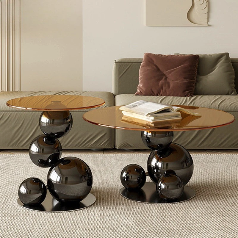 Modern minimalist light luxury combination coffee table personalized large apartment round senior home living room
Modern minimalist light luxury combination coffee table personalized large apartment round senior home living room