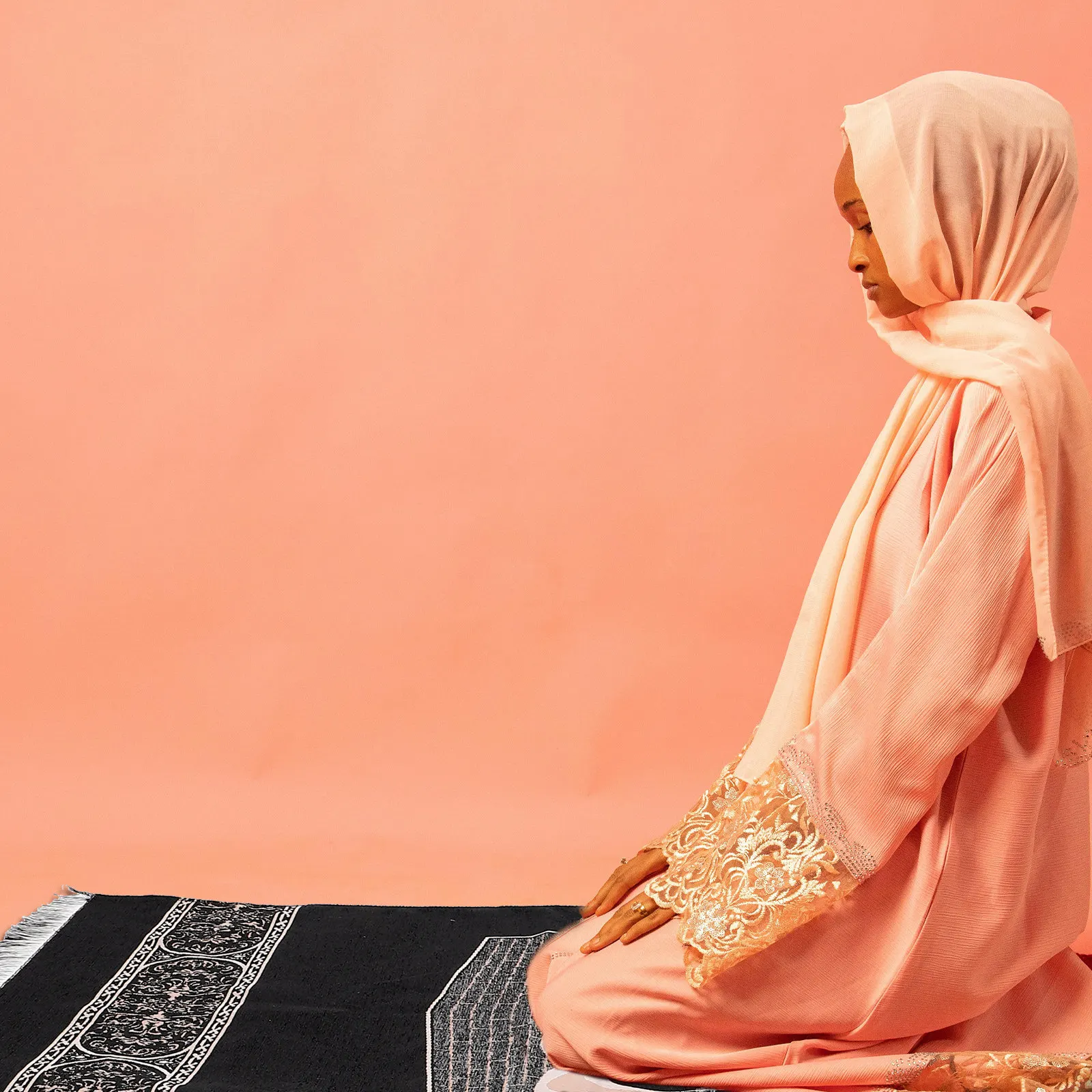 Islamic Prayer Black 016 Reusable Muslim Mat Portable Prayer Mat Praying Carpet Travel Long Lasting Gifts
Islamic Prayer Black 016 Reusable Muslim Mat Portable Prayer Mat Praying Carpet Travel Long Lasting Gifts