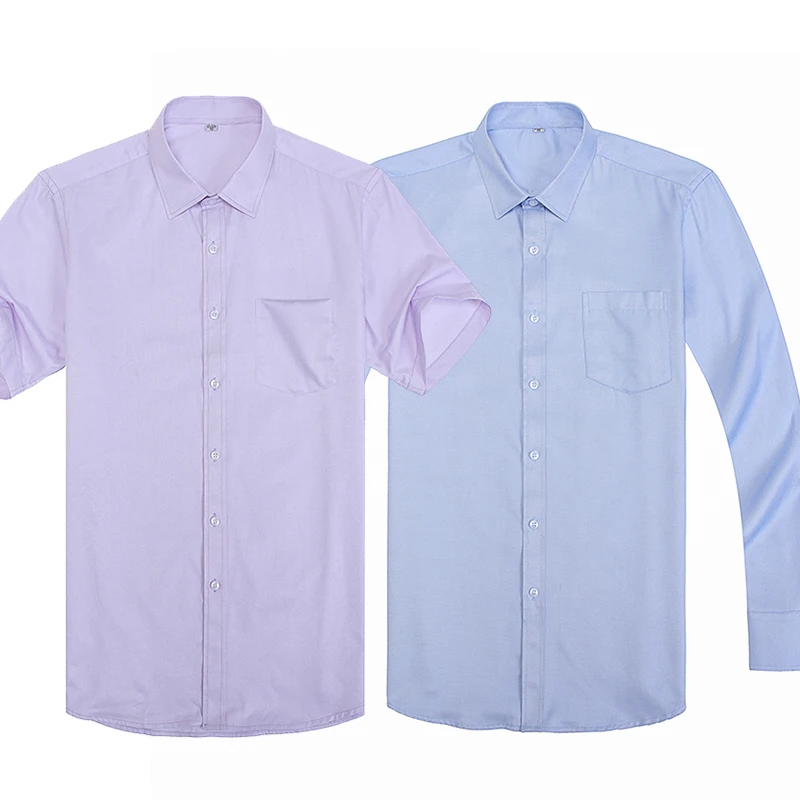 New Arrival Men's Work Shirt Short Sleeve Blue Breathable Moisture Wicking Standard Fit Business Gentleman Commute Shirt
New Arrival Men's Work Shirt Short Sleeve Blue Breathable Moisture Wicking Standard Fit Business Gentleman Commute Shirt