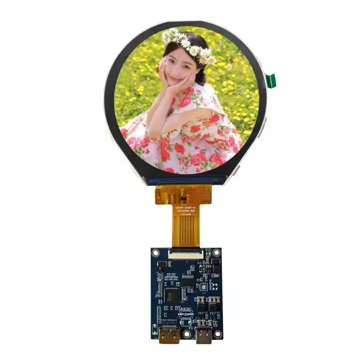 3,4-дюймовый круглый дисплей HD-M1 с разрешением 800x800, яркостью 700 нит. 30 контактов, круглый ЖК-экран MIPI JD9365DA
3,4-дюймовый круглый дисплей HD-M1 с разрешением 800x800, яркостью 700 нит. 30 контактов, круглый ЖК-экран MIPI JD9365DA