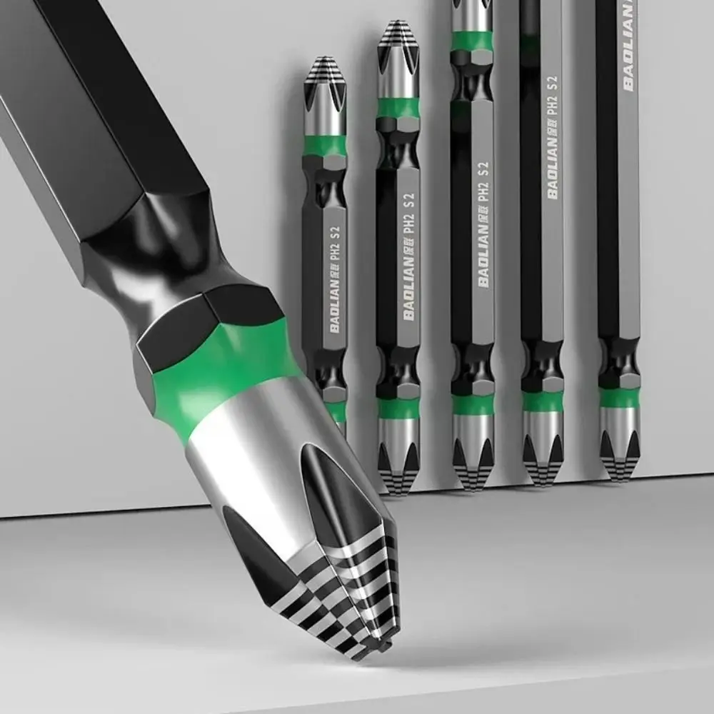 Non Slip Textured Magnetic Hex Bit PH2 Magnetic Phillips Screwdriver Bit Hex Shank High Torque Double-ended Screwdriver Bit
Non Slip Textured Magnetic Hex Bit PH2 Magnetic Phillips Screwdriver Bit Hex Shank High Torque Double-ended Screwdriver Bit