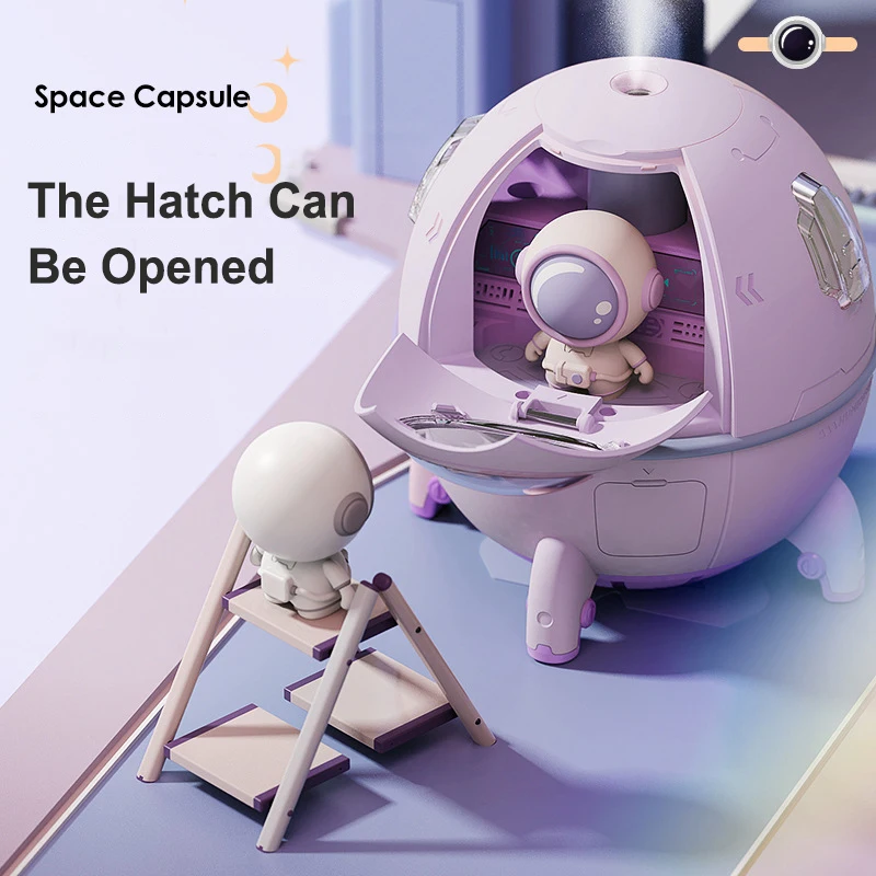 USB Rechargeable Creative Space Capsule Humidifier Home Aromatherapy Diffuser Portable Essential Oil Diffuser Low Noise
USB Rechargeable Creative Space Capsule Humidifier Home Aromatherapy Diffuser Portable Essential Oil Diffuser Low Noise