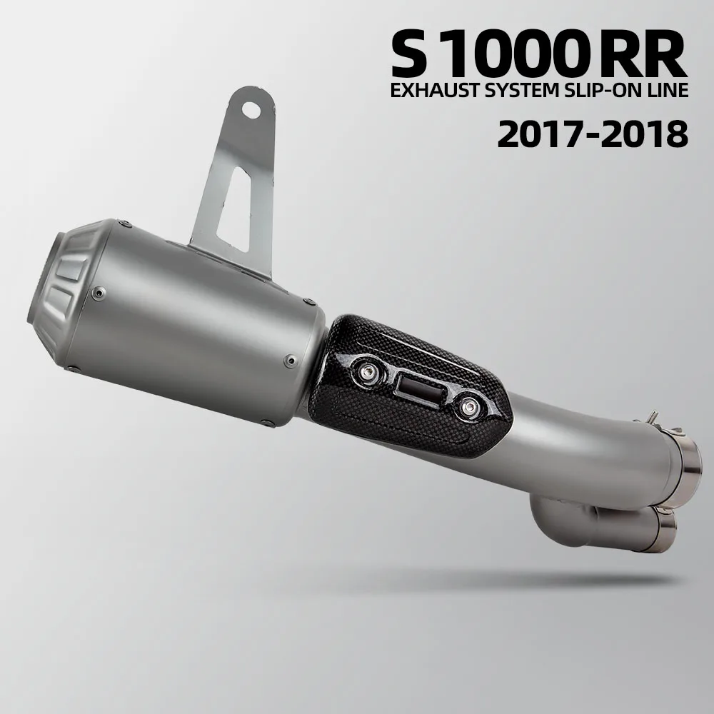 S1000 RR Exhaust Slip on Line For BMW S1000RR 2017 2018 Motorbike Escape Pipe Racing Stainless Muffler with Carbon Cover
S1000 RR Exhaust Slip on Line For BMW S1000RR 2017 2018 Motorbike Escape Pipe Racing Stainless Muffler with Carbon Cover