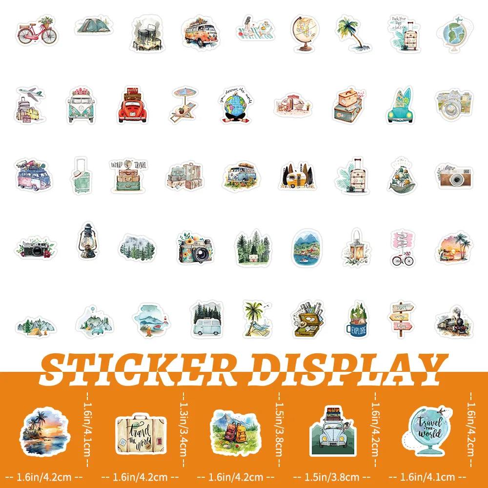 100PCS Cartoon Outdoor Travel Stickers Beautiful Suburban Doodle Creative Waterproof Decal Kids Toy DIY Refrigerator Phone Case
100PCS Cartoon Outdoor Travel Stickers Beautiful Suburban Doodle Creative Waterproof Decal Kids Toy DIY Refrigerator Phone Case