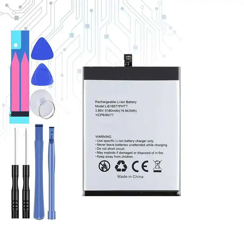 BV5200 Li616077PHTT High-Efficiency Reliable Replacement For Blackview BV5200 5180mAh Mobile Phone Battery
BV5200 Li616077PHTT High-Efficiency Reliable Replacement For Blackview BV5200 5180mAh Mobile Phone Battery