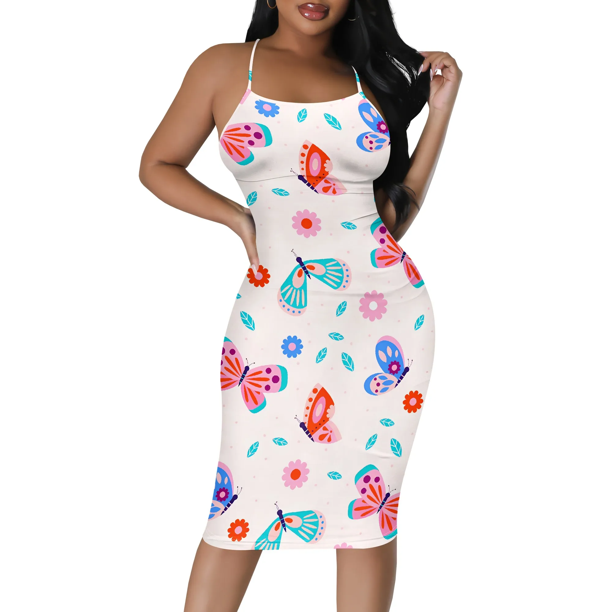 Women's clothing 2025 spring/summer new custom casual loose floral print hollow suspender butterfly dress
Women's clothing 2025 spring/summer new custom casual loose floral print hollow suspender butterfly dress