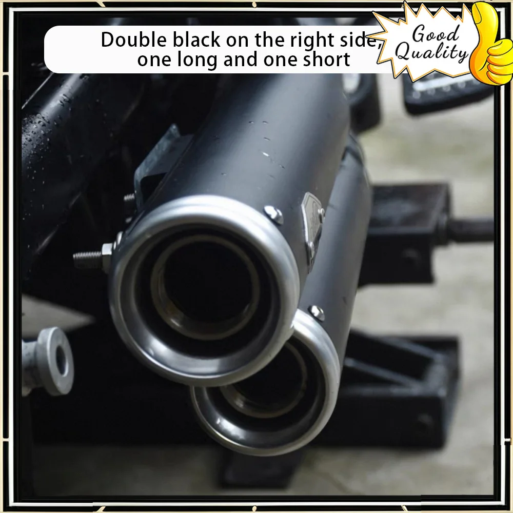 Good Quality For KEEWAY V-CRUISE 125 V KEEWAY 302 C double-sided dual exhaust pipe modified motorcycle sound low exhaust pipe
Good Quality For KEEWAY V-CRUISE 125 V KEEWAY 302 C double-sided dual exhaust pipe modified motorcycle sound low exhaust pipe