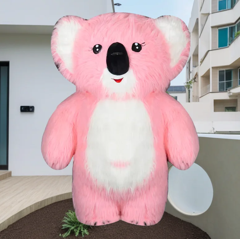 Giant Plush Inflatable Pink Koala Mascot Costume Cartoon Walking Doll Blow Up Outfits Halloween Christmas Fancy Suits
Giant Plush Inflatable Pink Koala Mascot Costume Cartoon Walking Doll Blow Up Outfits Halloween Christmas Fancy Suits