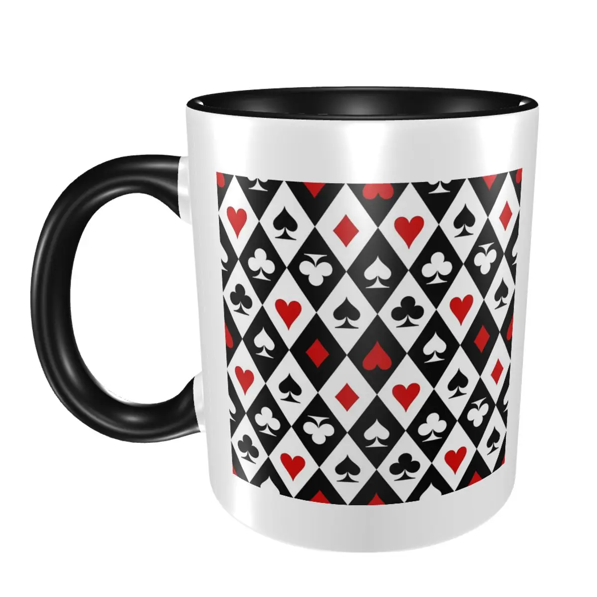 Playing Cards Suit Symbols Mug Funny Ceramic Coffee Cups Tea Mugs Milk Cup Drinkware Gift for Friends
Playing Cards Suit Symbols Mug Funny Ceramic Coffee Cups Tea Mugs Milk Cup Drinkware Gift for Friends