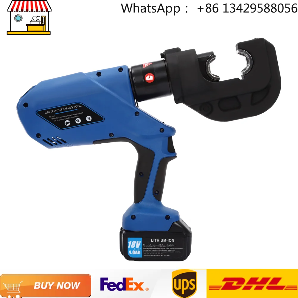 Alicates de prensado hidráulicos recargables EZ-400 con 1 batería 1 cargador 18V herramienta de prensado de carga hidráulica elé
Alicates de prensado hidráulicos recargables EZ-400 con 1 batería 1 cargador 18V herramienta de prensado de carga hidráulica elé