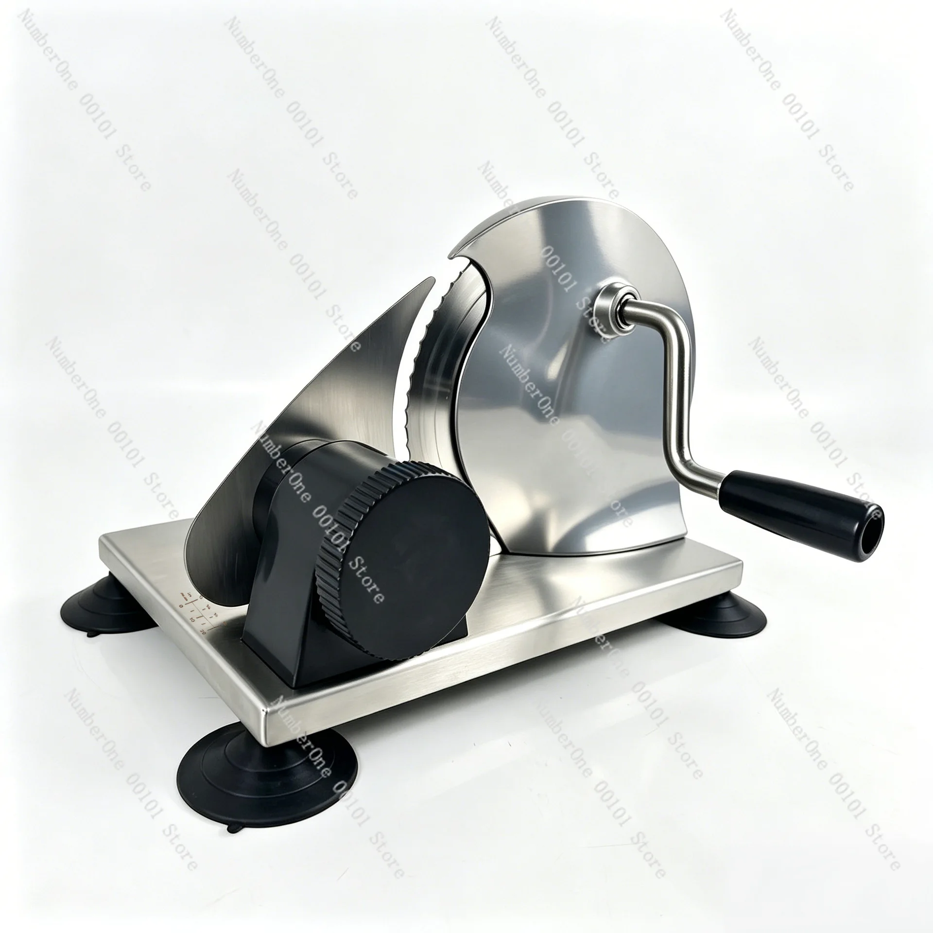 Stainless steel manual bread slicer - adjustable thickness toast slicer for home & commercial use
Stainless steel manual bread slicer - adjustable thickness toast slicer for home & commercial use
