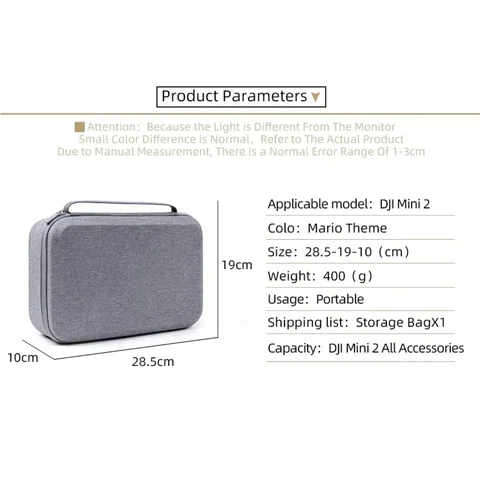 DJI Mini 2/Mini 2 SE/MINI 4K Drone için saklama taşıma çantası pil uzaktan kumanda kutusu koruyucu taşınabilir çanta aksesuarları