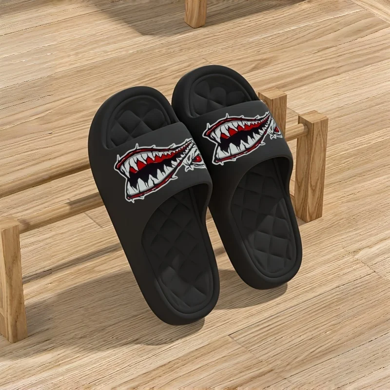 Cartoon Shark Print Comfortable Thick-Soled Eva Slippers for Men and Women, Suitable for Home and Outdoor Daily Use, Versatile and Fashionable Slippers (Order One Size Larger for More Comfort)
Cartoon Shark Print Comfortable Thick-Soled Eva Slippers for Men and Women, Suitable for Home and Outdoor Daily Use, Versatile and Fashionable Slippers (Order One Size Larger for More Comfort)