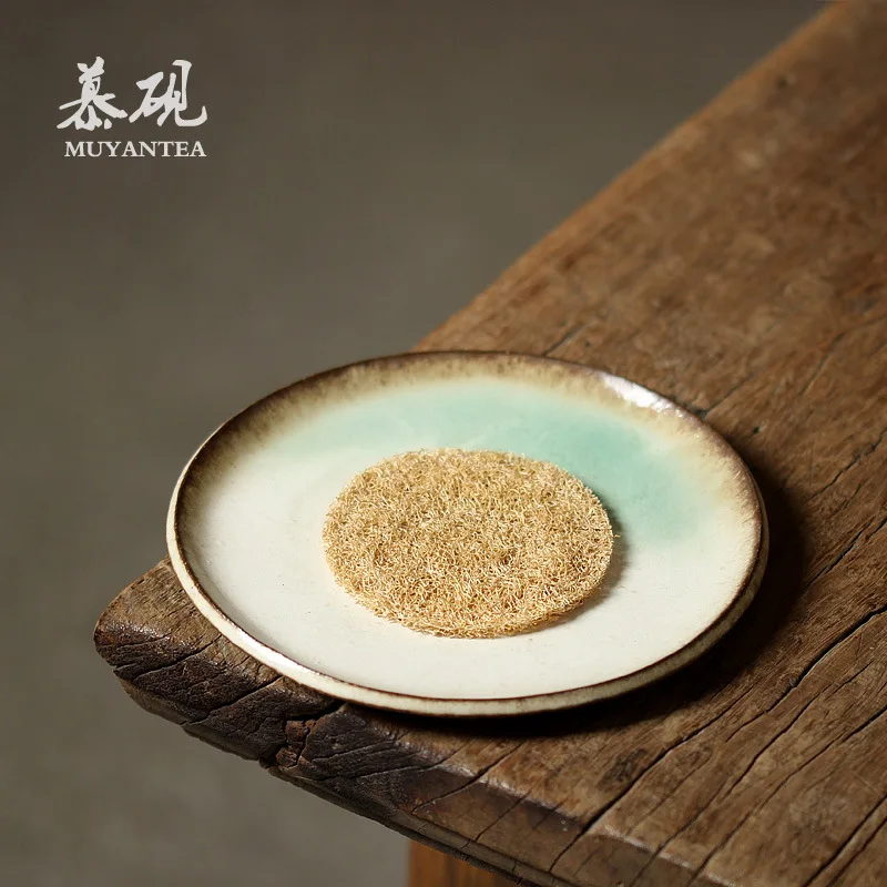 Mutaoyu Japanese-Style Hand-Carved Round Pot Mat Zen Aesthetic, Made With Dry Kiln-Fired Ceramic, Suitable Nurturing Teapots, A
Mutaoyu Japanese-Style Hand-Carved Round Pot Mat Zen Aesthetic, Made With Dry Kiln-Fired Ceramic, Suitable Nurturing Teapots, A