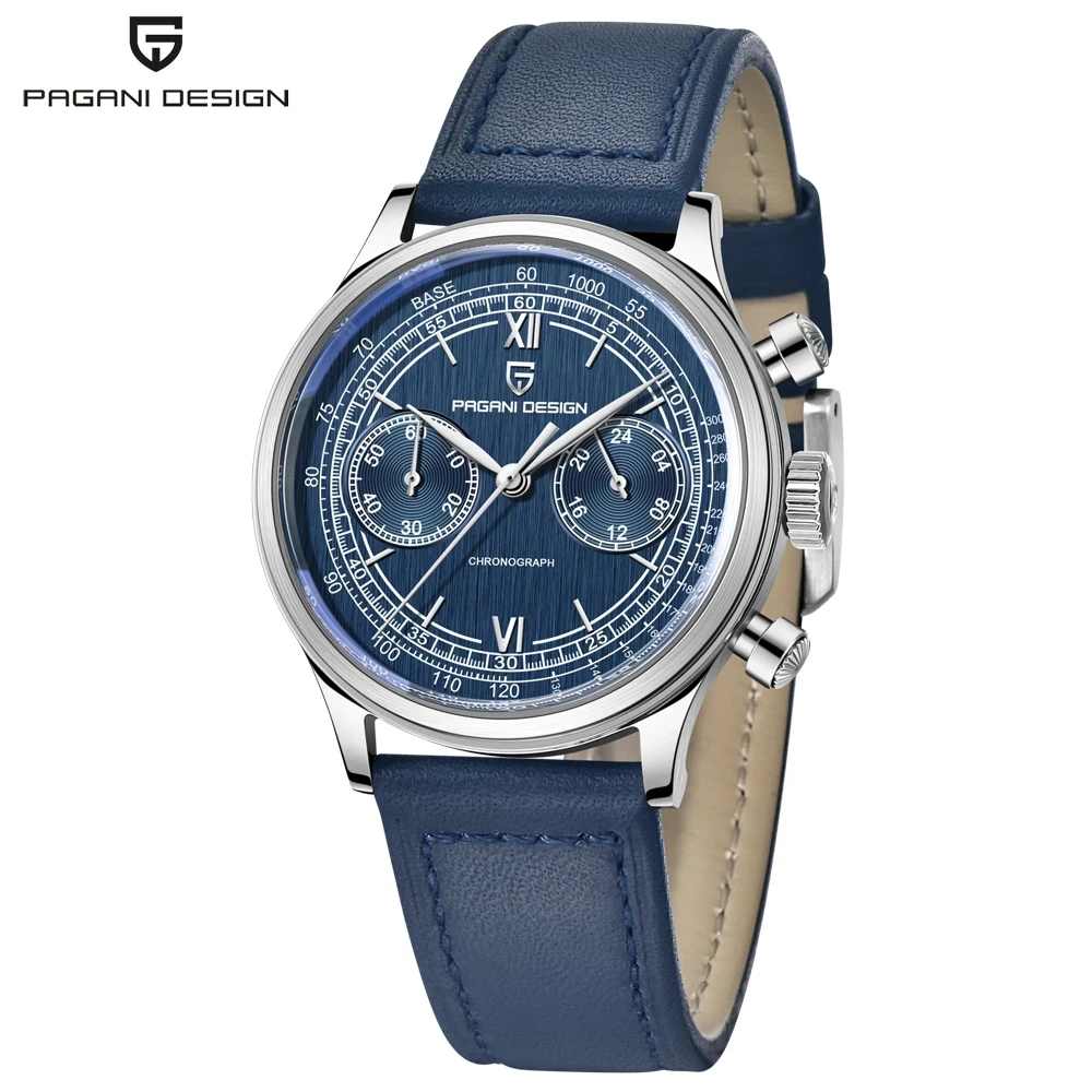 Pagani Design New Sport Leather Mens Watches AR Sapphire mirror 100M Waterproof watch for men Automatic Chronograph Gift for men
Pagani Design New Sport Leather Mens Watches AR Sapphire mirror 100M Waterproof watch for men Automatic Chronograph Gift for men