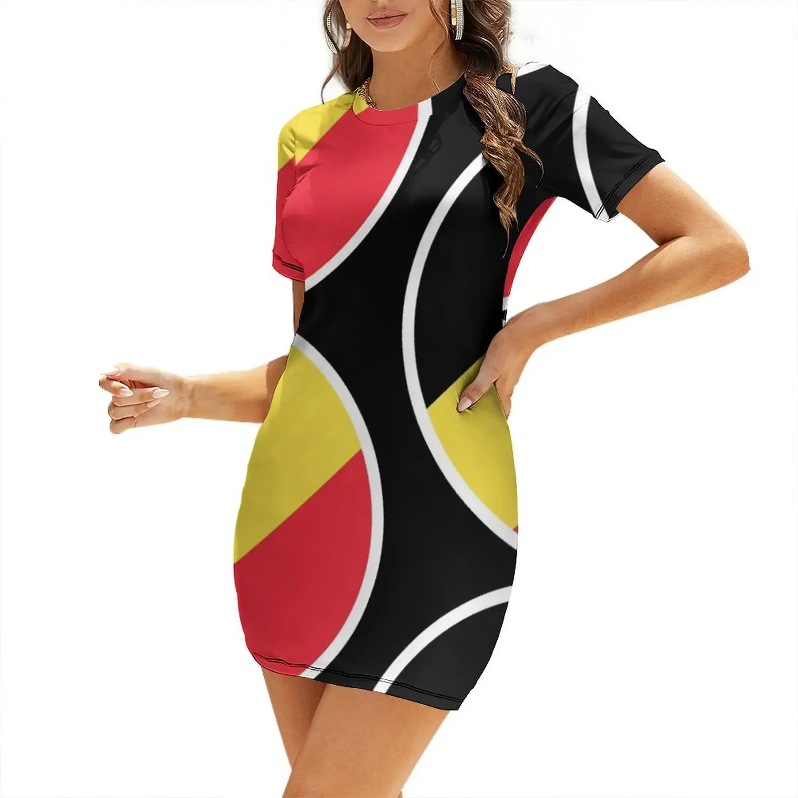 Belgian Flag Gifts, Stickers & Products (GF) Short-Sleeved Dress Female dress
Belgian Flag Gifts, Stickers & Products (GF) Short-Sleeved Dress Female dress