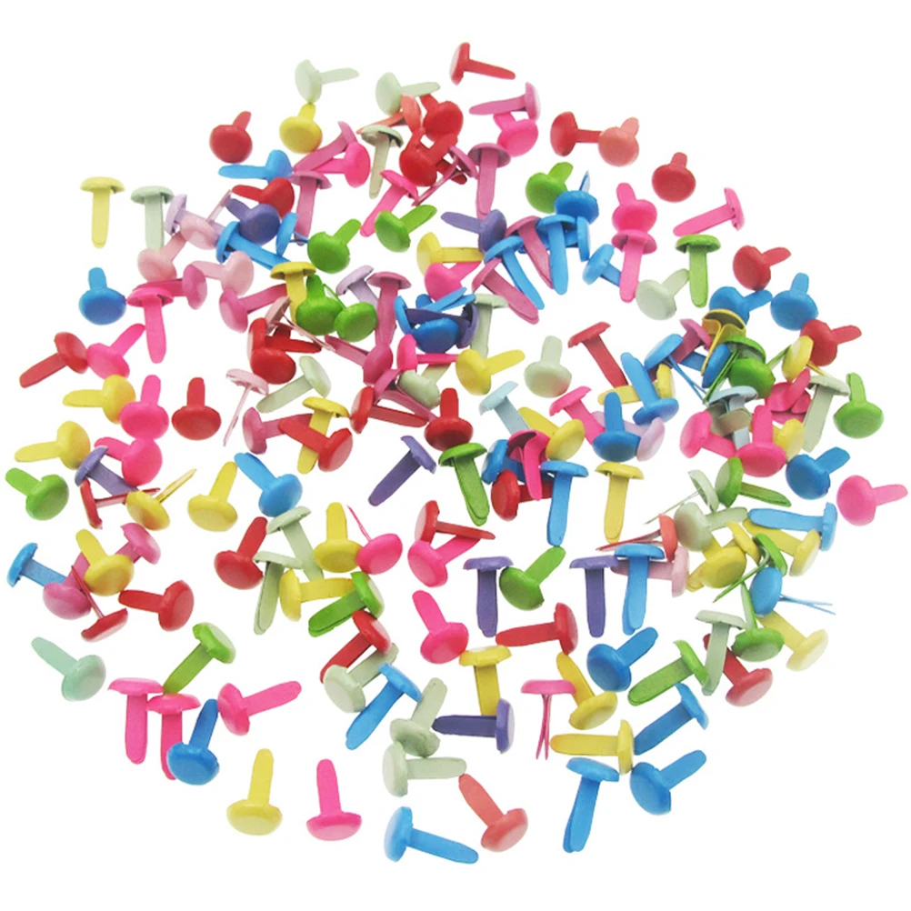 500 Pcs Two-legged Metal Two-Legged Nail Nails Round Paper Fasteners 4 5mm Diameter Metal Soft Claw Handmade Craft Supplies
500 Pcs Two-legged Metal Two-Legged Nail Nails Round Paper Fasteners 4 5mm Diameter Metal Soft Claw Handmade Craft Supplies