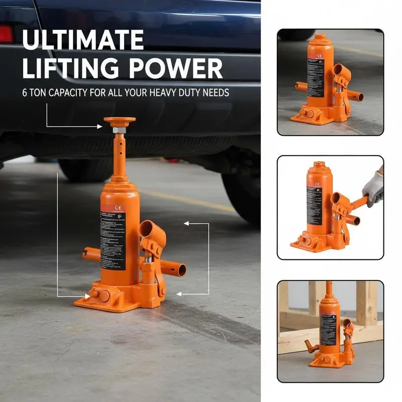 Manual Lifting Tool 6 Ton 7.7-14.8 Inch For Car SUV Pickup Heavy Duty Welded Steel Orange Lift Equipment Repair Shop Garage Farm Maintenance Professional Grade Industrial Structure
Manual Lifting Tool 6 Ton 7.7-14.8 Inch For Car SUV Pickup Heavy Duty Welded Steel Orange Lift Equipment Repair Shop Garage Farm Maintenance Professional Grade Industrial Structure