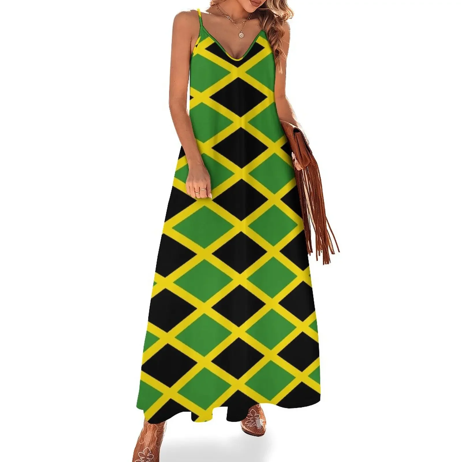 Jamaican Flag- Show your love for Jamaica! Sleeveless Dress women's clothing trend 2025 Dress
Jamaican Flag- Show your love for Jamaica! Sleeveless Dress women's clothing trend 2025 Dress