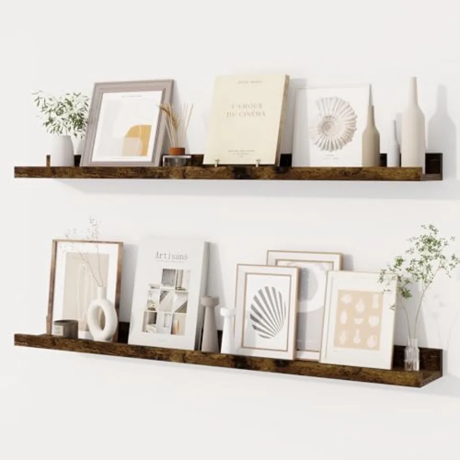 Picture Ledge Shelf for Wall, Floating Shelves Set of 2, 36 inch Long Floating Shelves with Lip for Living Room, Bedroom, Bathr
Picture Ledge Shelf for Wall, Floating Shelves Set of 2, 36 inch Long Floating Shelves with Lip for Living Room, Bedroom, Bathr
