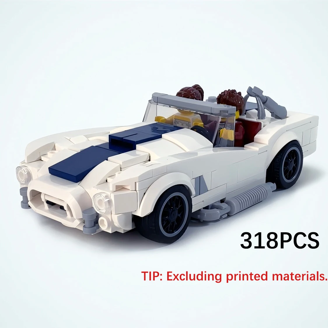 City Racing MOC-76017 Retro Car Cobra Model Building Bricks 318PCS Compatible Brand Technology Gifts Assemble Toys Suit
City Racing MOC-76017 Retro Car Cobra Model Building Bricks 318PCS Compatible Brand Technology Gifts Assemble Toys Suit