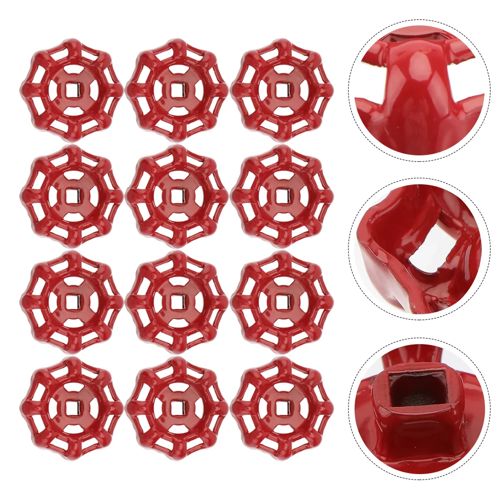 12 Pcs Valve Handle Fluid Resistant Sealing Metal Cast Iron Water Pipe Fitting Shutoff Parts Easy Open Close
12 Pcs Valve Handle Fluid Resistant Sealing Metal Cast Iron Water Pipe Fitting Shutoff Parts Easy Open Close