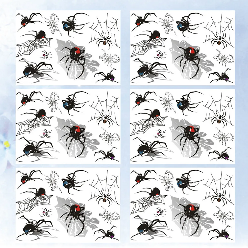 6 Sheets Halloween Face Stickers Animal Insect Small Costume Fun Make up
6 Sheets Halloween Face Stickers Animal Insect Small Costume Fun Make up