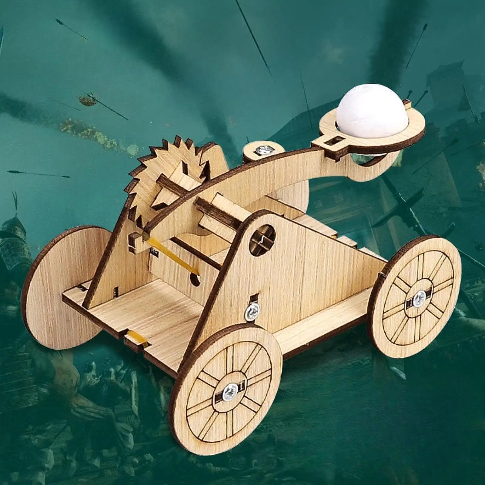 DIY Mini Heavy Catapult Kit Simple Assembly Interesting 3D Wooden Assemble Toy Science Kits for Home Kids Teachers Students
DIY Mini Heavy Catapult Kit Simple Assembly Interesting 3D Wooden Assemble Toy Science Kits for Home Kids Teachers Students