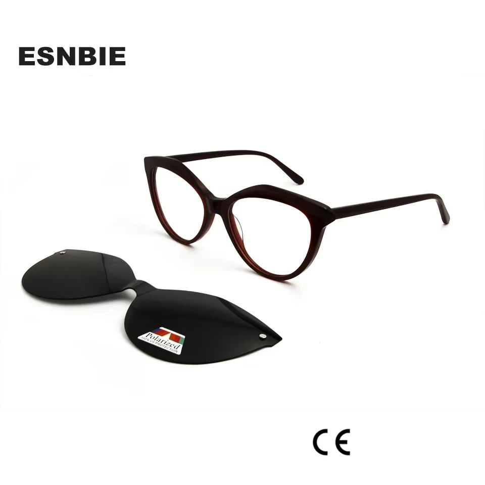 Womens Acetate Cat Eye Glasses With Magnet Polarized Clip On Gafas Ladies Women Magnetic Sunglasses Shades Myopia Eyewear
Womens Acetate Cat Eye Glasses With Magnet Polarized Clip On Gafas Ladies Women Magnetic Sunglasses Shades Myopia Eyewear