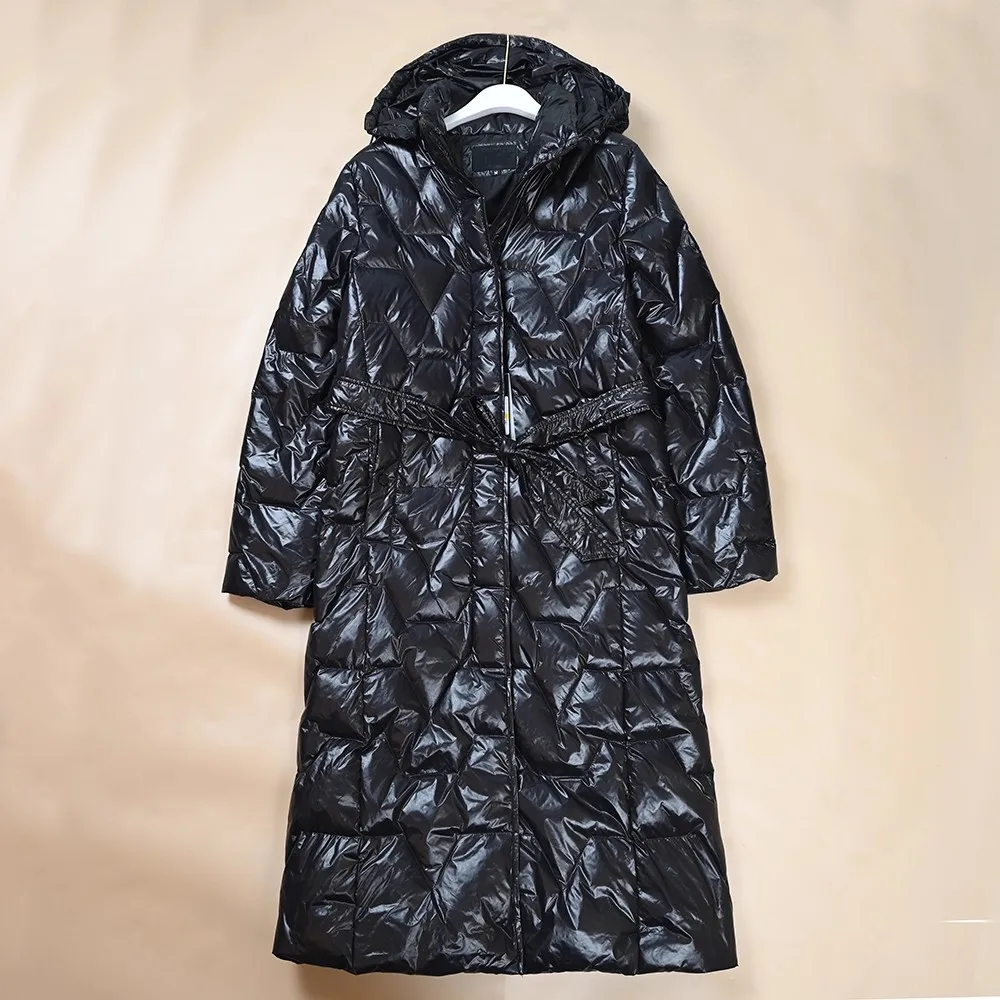 Warm Thick Duck down Jacket Women's Removable Hood Mid-Length Coat White Duck Feather Vestiture American Style Winter Coat
Warm Thick Duck down Jacket Women's Removable Hood Mid-Length Coat White Duck Feather Vestiture American Style Winter Coat