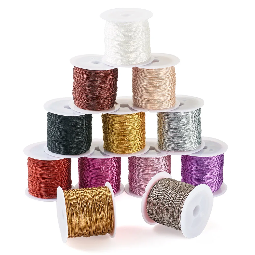 0.8mm Round Mix Color Metallic Cord Handmade Bracelet Necklace Ornaments Material String DIY Jewelry Making Accessories 4 Rolls
0.8mm Round Mix Color Metallic Cord Handmade Bracelet Necklace Ornaments Material String DIY Jewelry Making Accessories 4 Rolls