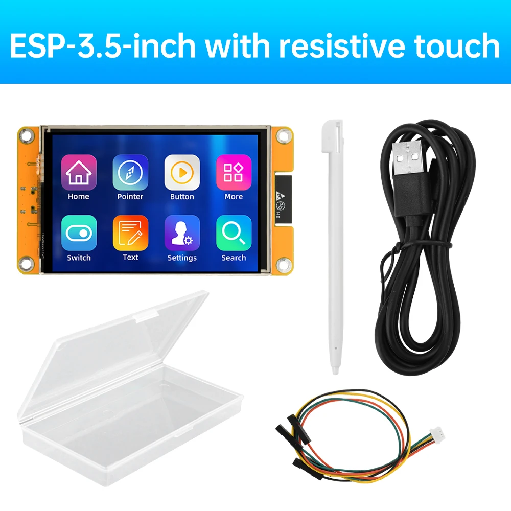 ESP32 WiFi Bluetooth Module Development Board 3.5 Inch ST7796U Drive 320 * 480 Resolution TFT Touch Screen Type-C
ESP32 WiFi Bluetooth Module Development Board 3.5 Inch ST7796U Drive 320 * 480 Resolution TFT Touch Screen Type-C
